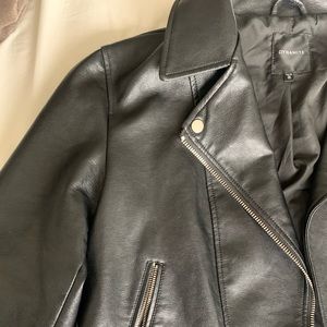 Dynamite Oversized Leather Jacket